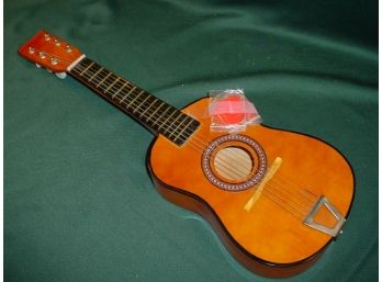 6 String Old Ukulele With Extra Picks And String   (213)