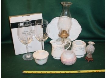 Wine Glasses, Oil Lamp, Soapstone VaseWestern Vase, More  (33)