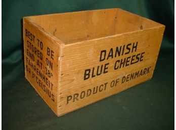 Blue Cheese Wooden Advertising Box, 16'x 8'x 8'   (88)