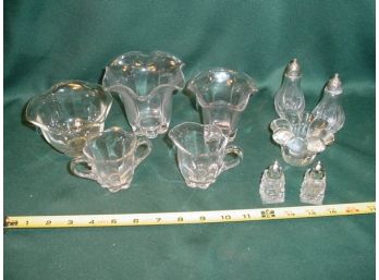 10 Pieces Clear Glass  (164)