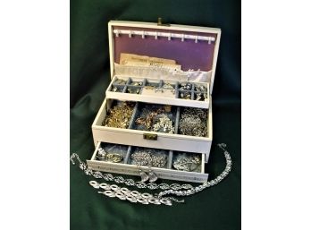 Folding 12' Jewelry Box And Contents  (111)