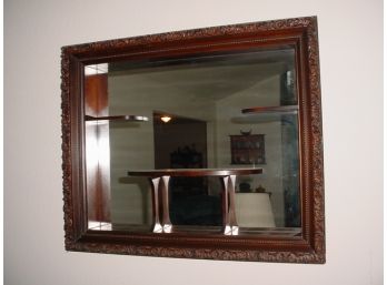 Shadow Box Wall Mirror With Bric-a-brac Shelves, 35'x 27' And 5'deep    (4)
