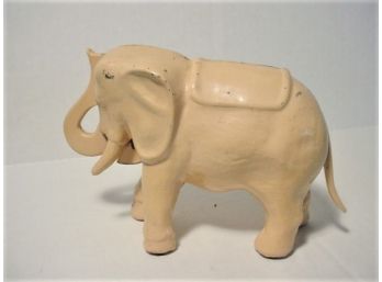 Antique Cast Aluminum Elephant Mechanical Bank, 5'H  (67)
