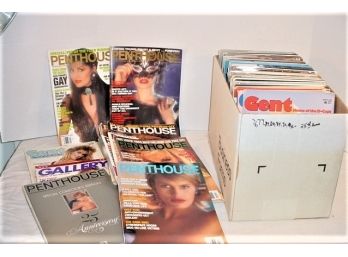 47 Penthouse, 4 Gent, 3 Gallery Magazines,1976-1994  (167)