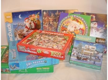 8 Christmas Jig Saw Puzzles   (202)