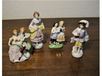 Group Of Porcelain 4 Figurines - One Occupied Japan  (50)