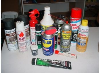 Spray Paint, WD-40, Butane, Mini Fire Extinguisher, More  (119)