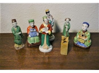 7 Porcelain Figurines, 2 Are Occupied Japan  (52)