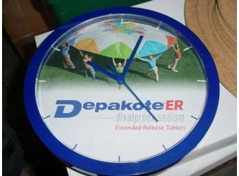 Battery Operated Advertising Clock   (13)