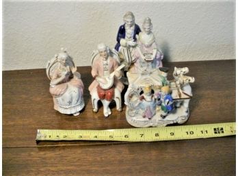 Group Of 4 Porcelain Figurines - One Is Occupied Japan  (51)