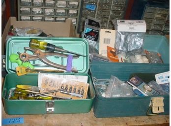 2 Tool Boxes Full Of Shown Tools  (161)