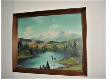 Framed Painting On Board  (49)