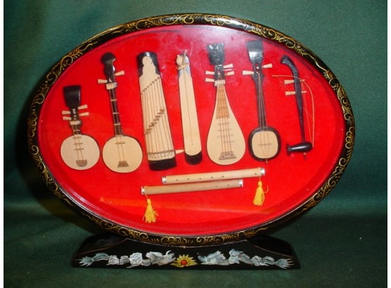 Miniature  Musical Instruments In Oval Case  (143)