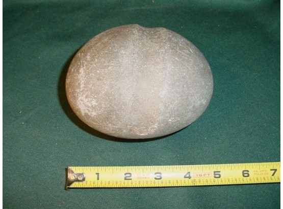 Old Grooved Stone Hammer  Head (7)