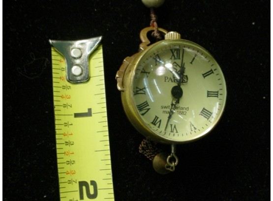 Hanging Watch/clock, 17 Jewels - 'Paris , Switzerland Made In 1882' Working  (66)