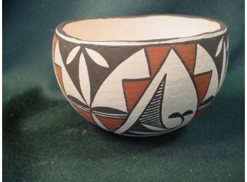 Pottery Bowl, Acoma NM Pueblo, V Lo,  (188)