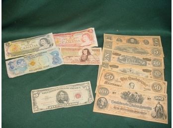 Lot Of Assorted Paper Currency