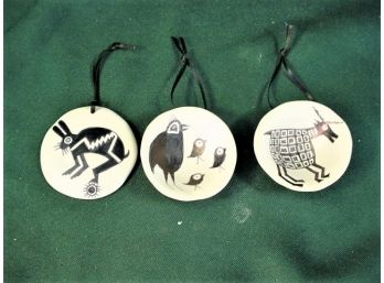 3 Silver City Ornaments By Mary Soule  (180)