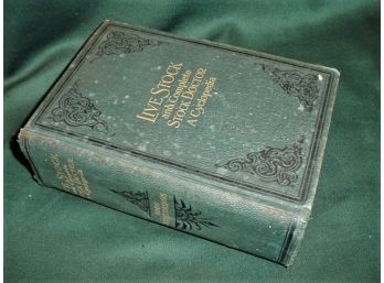 Antique Medical Book - 'Live Stock & Complete Stock Doctor Cyclopedia' 1911   (228)