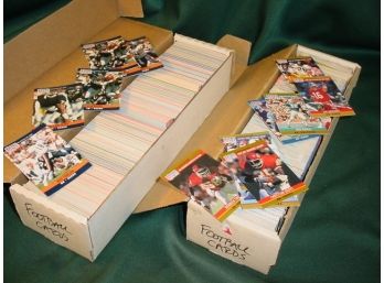 2 Boxes Football Cards, NFL Pro Sets, 1990, 1991   (144)