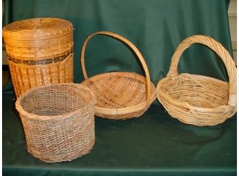 Group Of 4 Assorted Baskets  (116)