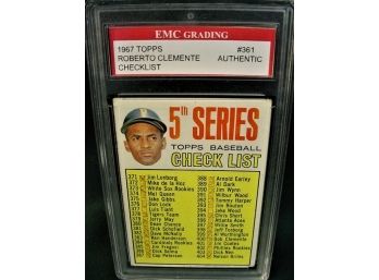 Roberto Clemente Graded Card  (90)