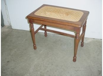 Vanity Bench With Broken Caned Seat  (165)