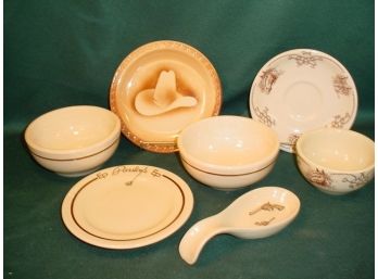 Assorted Vintage Western Dinnerware  (116)