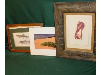 Group Of 3 Pieces Of Art -  Prints & Photo  (200)