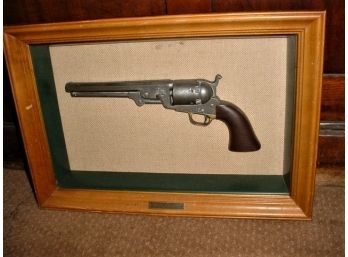 Colt-Navy Replica In Shadow Box Frame  (12)