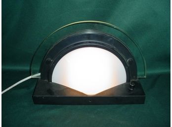 Art Deco Electric Shelf Lamp With Dimmer Switch, 15' Long, 9' High  (91)