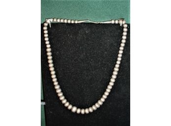 Silver Bead Necklace  (231)
