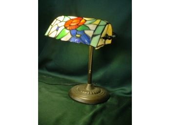 Stained Glass Student Table Lamp, 10' Wide And 13' High  (60)