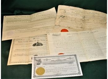Land Grants - Siskiyou County & Stock Certificate (5)