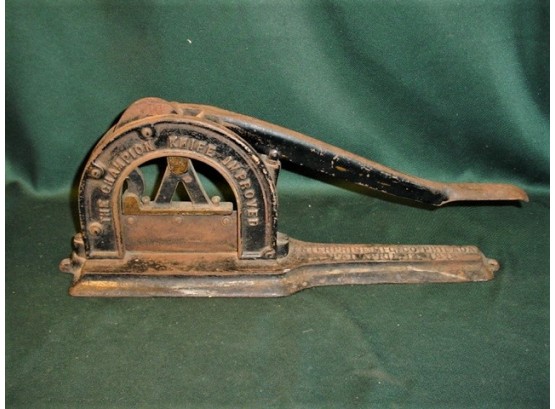 Enterprise Co. Phila Pa, Patd 1875, 'The Champion Knife Improved' Tobacco Cutter  (150)