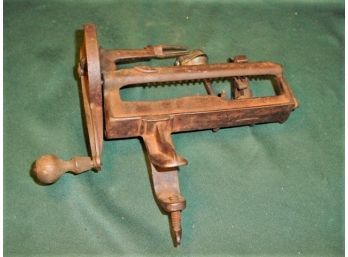 Antique Articulated Large Apple Peeler/corer, Goodell Co, NH, Patd 1885. 9' Long  (134)