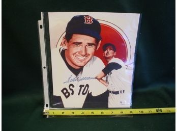 Ted Williams Autographed  Photo, 8'x 10'  (208)