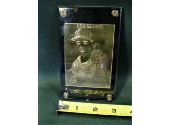 Lou Gehrig Gold Baseball Card   (231)