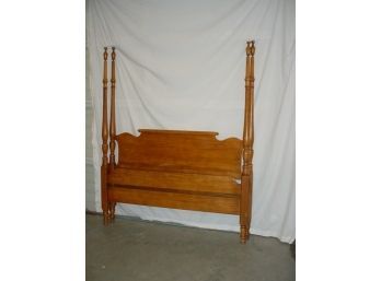 Maple Poster Bed (matching Dresser & Set) With Rails, Full Size, 70' High  (66)