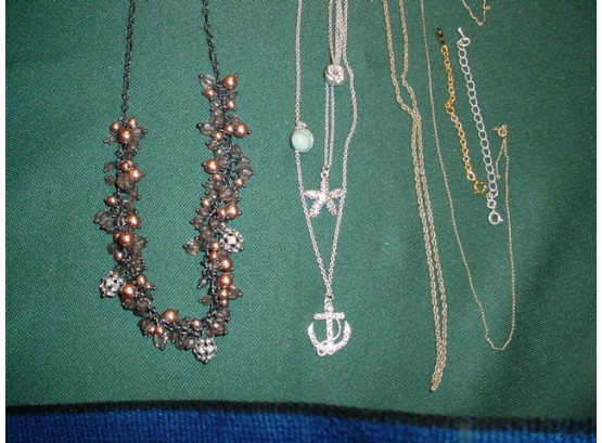 2 Necklaces, Chain And Parts  (17)