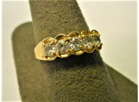 14Kt Ring, Total Weight 4.6g, Size 10  (23)