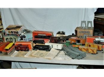 Lionel 'O' Gauge & American Flyer Train, Track And Accessories  (149)