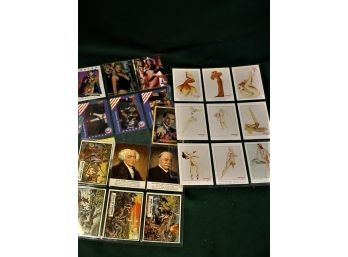 23 Trade Cards- 1994 Copies Of '39-'47 George Petty's 'The Pretty Girl' & More  (85)