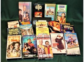 19 VHS Tapes - Star Wars, Homeward Bound, Rocketeer, Old Yeller, More   (141)