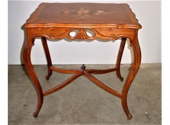 Fancy Inlaid Parlor Table, 28'x 20'x 29' (206)