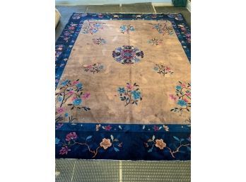 Large Chinese Rug, 8'6' X 11'6', Very Clean   (248)