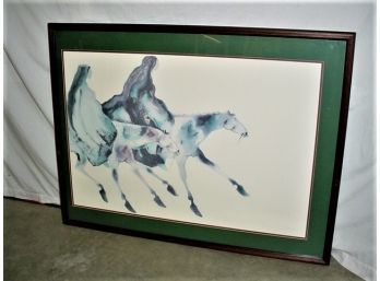 Large Framed And Matted Print, 41'x 32'    (236)