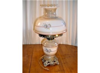 Large Electric Vintage Banquet  Lamp, 26'H  (580)