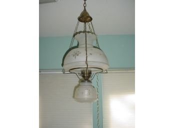 Vintage Decorated Glass Ceiling  Lamp  (633)