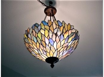 Hanging Stained Glass Ceiling Lamp  (634)